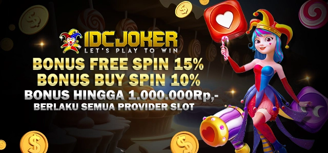 EVENT FREESPIN 15% BUY SPIN 10% IDCJOKER