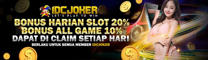 BONUS HARIAN 20% & 10%